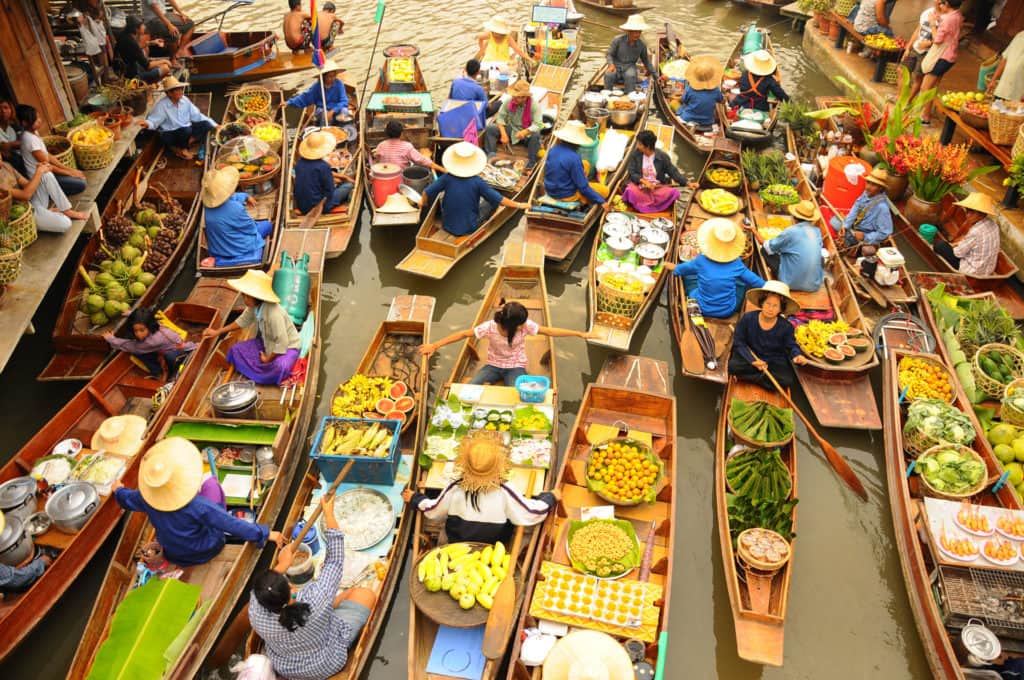 Kambodscha Floating Market