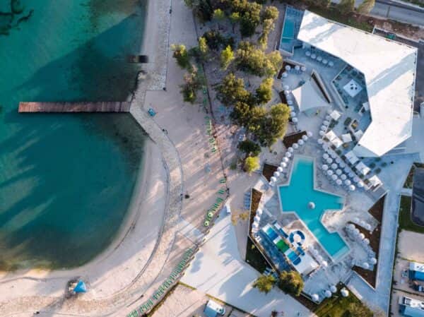Glamping Vogelperspektive Falkensteiner Zadar