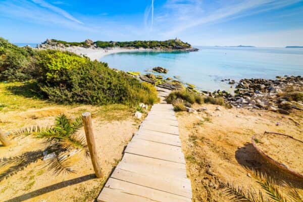 Punta Molentis auf Sardinien, Italien