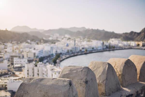 Oman Rundreise Sonnenuntergang in Muscat