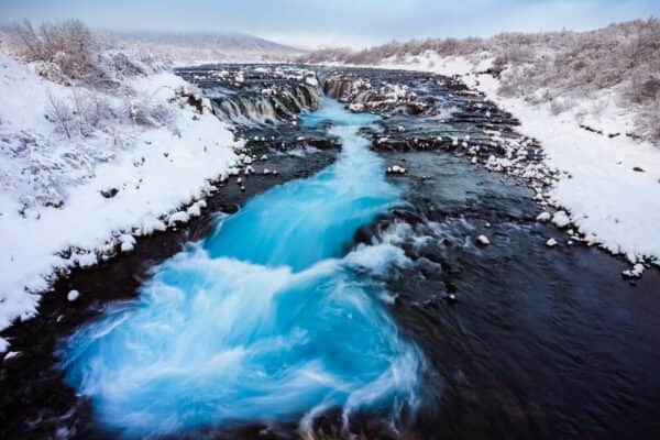 Island Bruarfoss Wasserfall Reykjavik