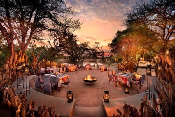 Lodge - TravelLife - Tanzania Grumeti Serengeti River Lodge Experiences Boma dinner
